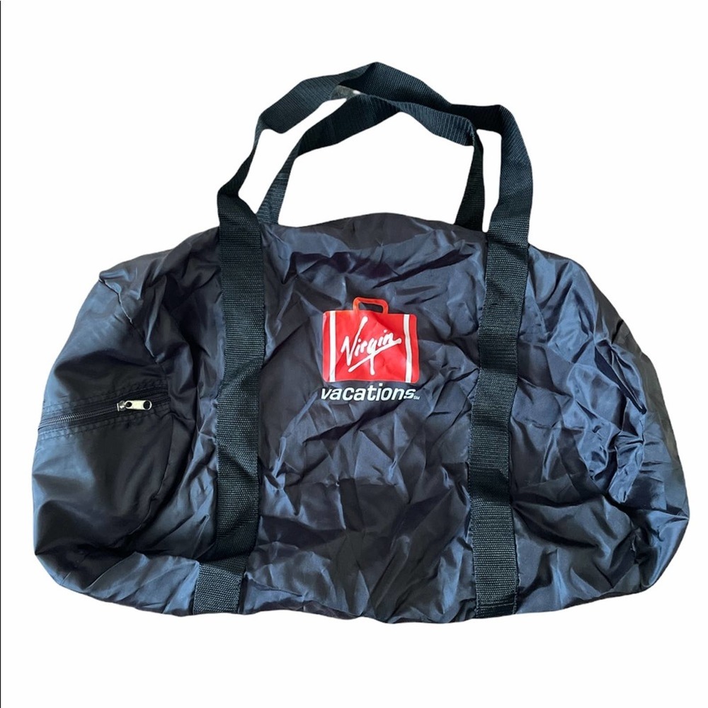 Virgin Vacation Sport/Soccer/Travel Black Tote Bag